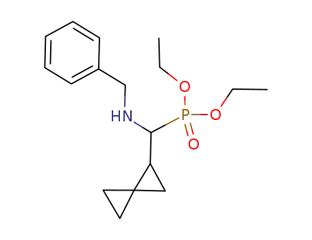 Molecular Structure of 1020675-47-1 (diethyl (benzylamino)(spiro[2.2]pent-1-yl)methylphosphonate)