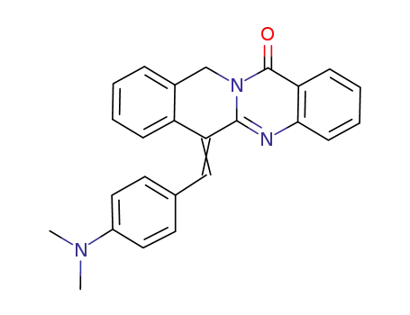 6-{[(4-dimethylamino)phenyl]methylidene}-6,11-dihydro-13H-isoquino[3,2-b]quinazolin-13-one