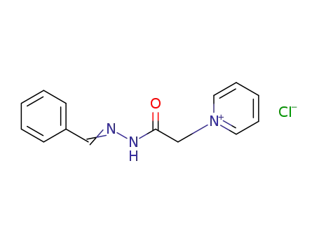 Pyridinium, 1-[2-oxo-2-[(phenylmethylene)hydrazino]ethyl]-, chloride