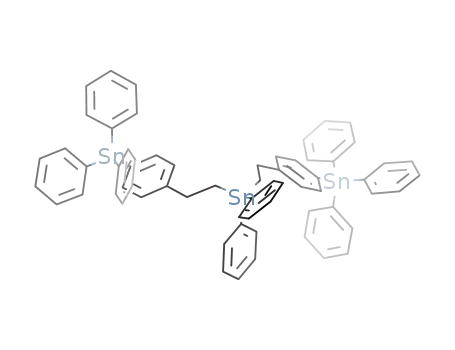 {(C<sub>6</sub>H<sub>5</sub>)3SnC<sub>6</sub>H<sub>4</sub>-p-CH<sub>2</sub>CH<sub>2</sub>}2Sn(C<sub>6</sub>H<sub>5</sub>)2