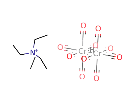 Molecular Structure of 16924-36-0 (N(CH<sub>2</sub>CH<sub>3</sub>)4<sup>(1+)</sup>*[Cr<sub>2</sub>(H)(CO)10]<sup>(1-)</sup>=N(CH<sub>2</sub>CH<sub>3</sub>)4[Cr<sub>2</sub>(H)(CO)10])