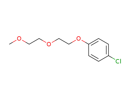 Molecular Structure of 60448-67-1 (1-chloro-4-[2-(2-methoxyethoxy)ethoxy]benzene)