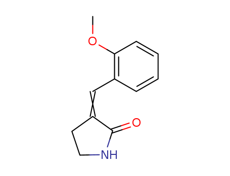 3-[(2-methoxyphenyl)methylidene]pyrrolidin-2-one cas  1859-44-5