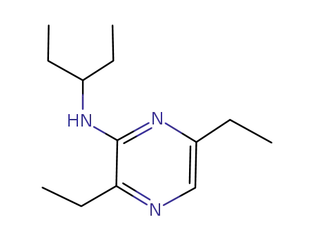 피라진아민, 3,6-디에틸-N-(1-에틸프로필)-(9CI)