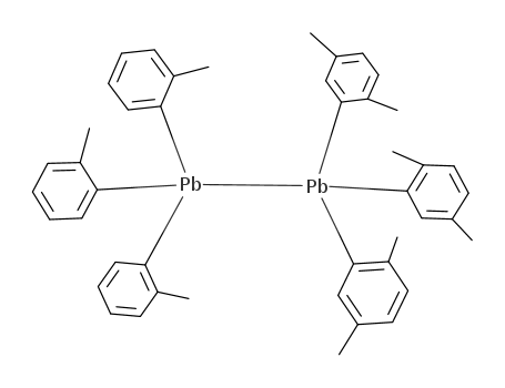 (C<sub>6</sub>H<sub>4</sub>CH<sub>3</sub>)3PbPb(C<sub>6</sub>H<sub>3</sub>(CH<sub>3</sub>)2)3