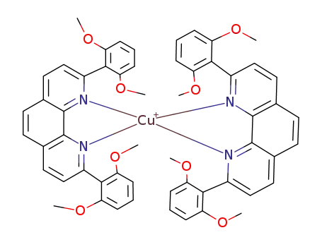 [(CH<sub>3</sub>O)2C<sub>6</sub>H<sub>3</sub>C<sub>12</sub>N<sub>2</sub>H<sub>6</sub>C<sub>6</sub>H<sub>3</sub>(OCH<sub>3</sub>)2]2Cu<sup>(1+)</sup>