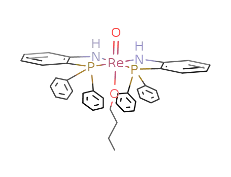 {ReO(P(C<sub>6</sub>H<sub>5</sub>)2C<sub>6</sub>H<sub>4</sub>NH)2OC<sub>4</sub>H<sub>9</sub>}