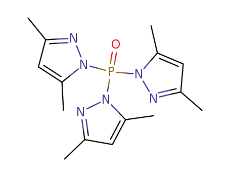 Molecular Structure of 61324-14-9 (1H-Pyrazole, 1,1',1''-phosphinylidynetris[3,5-dimethyl-)