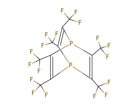 Molecular Structure of 2925-91-9 (2,3,5,6,7,8-hexakis(trifluoromethyl)-1,4-diphosphabicyclo[2.2.2]octa-2,5,7-triene)