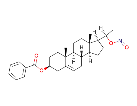 3β-Benzoyloxy-pregn-5-en-20β-ol-nitrit