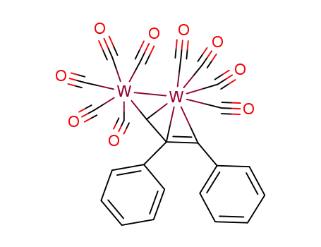 W(CO)5(HCC(C<sub>6</sub>H<sub>5</sub>)CH(C<sub>6</sub>H<sub>5</sub>))W(CO)4