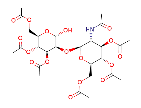 3,4,6-tri-O-acetyl-2-deoxy-2-acetamido-β-D-glucopyranosyl-(1->2)-3,4,6-tri-O-acetyl-α-D-mannopyranose
