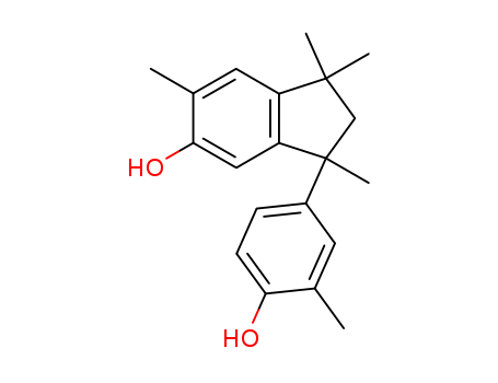 1H-Inden-5-ol, 2,3-dihydro-3-(4-hydroxy-3-methylphenyl)-1,1,3,6-tetramethyl-