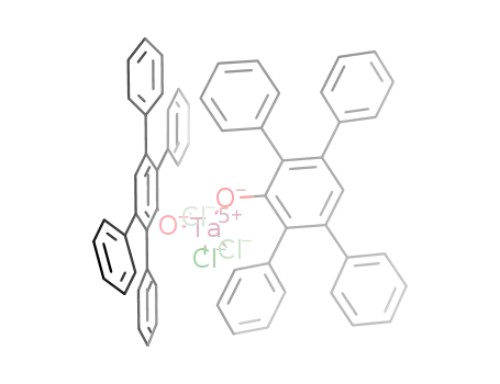 Molecular Structure of 182256-01-5 ([TaCl<sub>3</sub>(2,3,5,6-tetraphenylphenoxide)2])