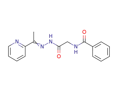2-acetyl-pyridine-(N-benzoyl)glycyl hydrazone