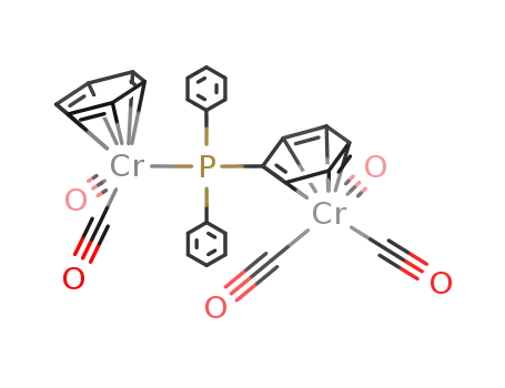 (C<sub>6</sub>H<sub>6</sub>)Cr(CO)2{P(C<sub>6</sub>H<sub>5</sub>)2C<sub>6</sub>H<sub>5</sub>}Cr(CO)3
