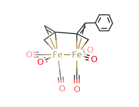 μ-{(1,2,2α-η3:3,3α,4-η3)-3-(E)benzylidene-2-methylene-1,4-butandiyl}-hexacarbonyl-diiron