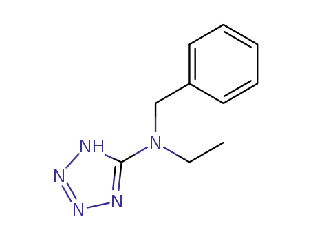 Molecular Structure of 66907-88-8 (N-benzyl-N-ethyl-2H-tetrazol-5-amine)