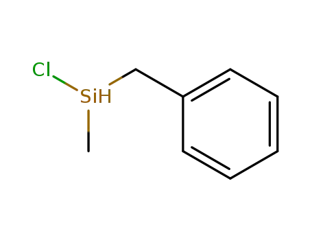 Molecular Structure of 18246-08-7 (Silane, chloromethyl(phenylmethyl)-)