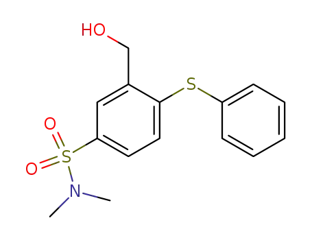 Benzenesulfonamide, 3-(hydroxymethyl)-N,N-dimethyl-4-(phenylthio)-