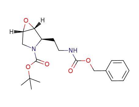 6-Oxa-3-azabicyclo[3.1.0]hexane-3-carboxylic acid,
2-[2-[[(phenylmethoxy)carbonyl]amino]ethyl]-, 1,1-dimethylethyl ester,
(1R,2R,5S)-