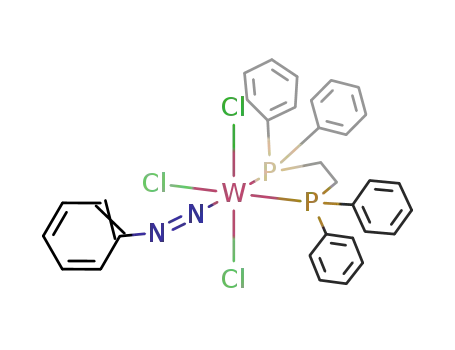 [1,2-bis(diphenylphosphino)ethane]trichloro(phenyldiazenido)tungsten(IV)