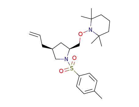 cis-1-((4-allyl-1-tosylpyrrolidin-2-yl)methoxy)-2,2,6,6-tetramethylpiperidine