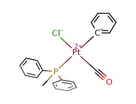 carbonylchloro(methyldiphenylphosphine)phenylplatinum(II)