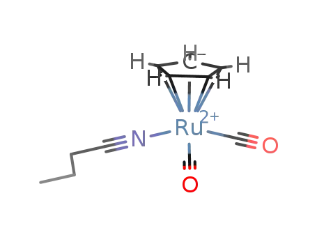 [Ru(C<sub>5</sub>H<sub>5</sub>)(CH<sub>3</sub>CH<sub>2</sub>CH<sub>2</sub>CN)(CO)2]<sup>(1+)</sup>