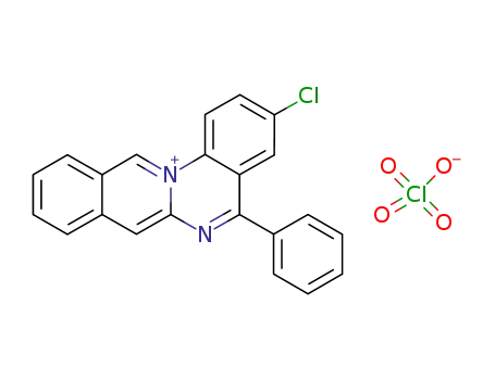 3-chloro-5-phenylisoquino[2,3-a]quinazolin-13-ium perchlorate