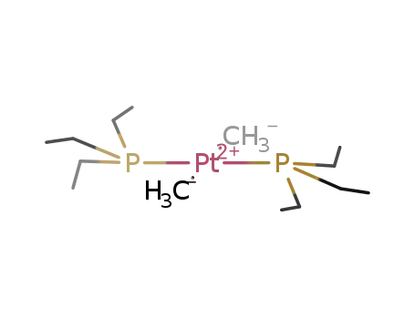 Molecular Structure of 51607-32-0 (Platinum, dimethylbis(triethylphosphine)-)