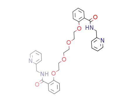 1,9-bis[2-(2'-picolylaminoformyl)-1,4,7,9-tetraoxadecane]