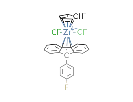 (C<sub>5</sub>H<sub>5</sub>)ZrCl<sub>2</sub>(C<sub>13</sub>H<sub>8</sub>C<sub>6</sub>H<sub>4</sub>F)