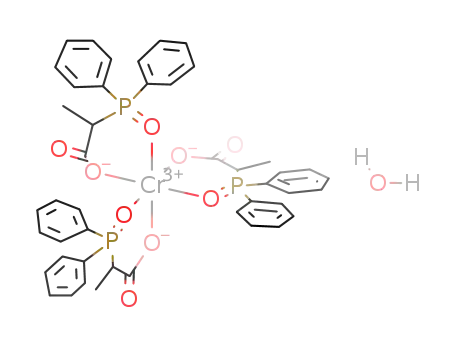 [Cr((C<sub>6</sub>H<sub>5</sub>)2P(O)CH(CH<sub>3</sub>)CO<sub>2</sub>)3]*H<sub>2</sub>O