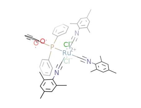 RuCl<sub>2</sub>(C<sub>6</sub>H<sub>2</sub>(CH<sub>3</sub>)3NC)3(P(C<sub>6</sub>H<sub>5</sub>)2(C<sub>6</sub>H<sub>3</sub>(OCH<sub>3</sub>)2))