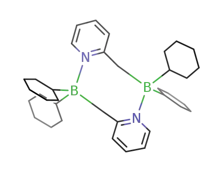 [(NC<sub>5</sub>H<sub>4</sub>)CH<sub>2</sub>B(C<sub>6</sub>H<sub>11</sub>)2]2