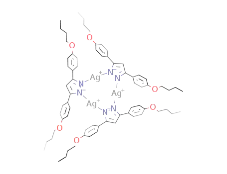 cyclo-tris(μ-[3,5-bis(4-butoxyphenyl)-1H-pyrazolato-κN(1):κN(2)])trisilver