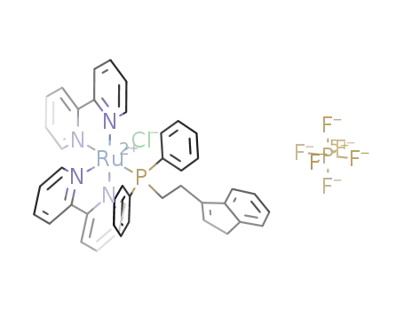 [(κ1P-IndH(CH2)2PPh2)Ru(2,2'-bipyridyl)2Cl]PF6