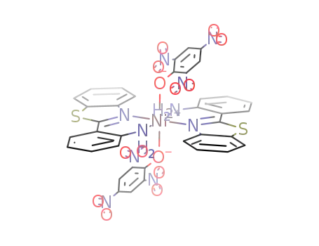 Ni[(NO<sub>2</sub>)3C<sub>6</sub>H<sub>2</sub>(O)]2[C<sub>7</sub>H<sub>4</sub>NS(C<sub>6</sub>H<sub>4</sub>NH<sub>2</sub>)]2