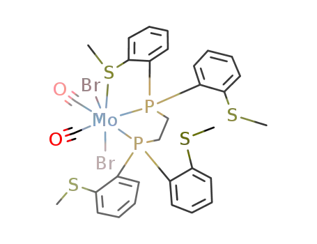 {MoBr<sub>2</sub>(CO)2(1,2-bis(bis(2-methylthiophenyl)phosphino)ethane)}