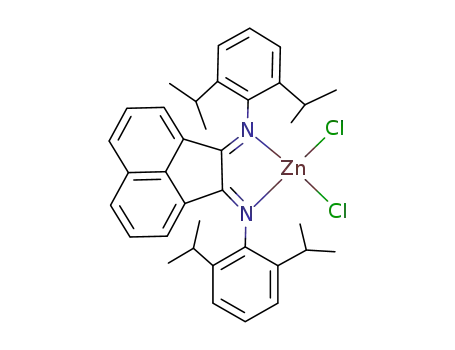 {(bis(2,6-diisopropylphenylimino)acenaphthene)zinc chloride}
