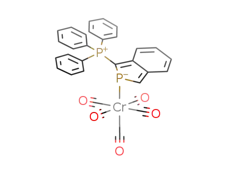 Molecular Structure of 304916-03-8 ([(η1(P)-triphenylphosphino-benzo[c]phospholide)Cr(CO)5])