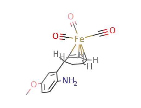 tricarbonyl{2-(η4-cyclohexa-2,4-dienyl)-4-methoxybenzeneamine}iron