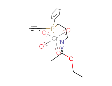 Cr(CO)4P(C<sub>6</sub>H<sub>5</sub>)2(CH<sub>2</sub>)3NCCH<sub>3</sub>OC<sub>2</sub>H<sub>5</sub>