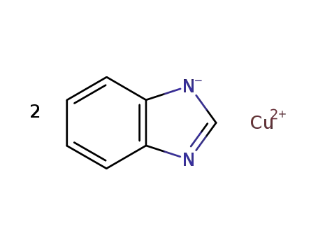 Molecular Structure of 3087-53-4 (1H-Benzimidazole, copper(2+) salt (2:1))