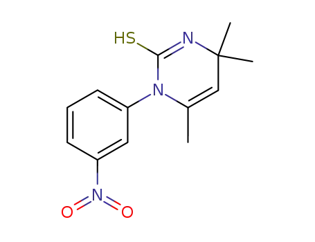 3,4-ジヒドロ-4,4,6-トリメチル-1-(3-ニトロフェニル)-2(1H)-ピリミジンチオン