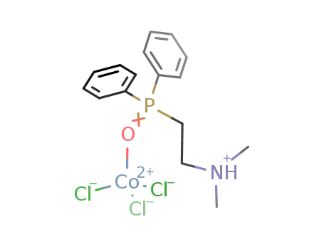[CoCl<sub>3</sub>(P(C<sub>6</sub>H<sub>5</sub>)2(O)C<sub>2</sub>H<sub>4</sub>NH(CH<sub>3</sub>)2)]