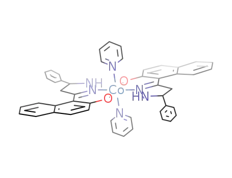 Co(OC<sub>10</sub>H<sub>6</sub>C<sub>3</sub>H<sub>4</sub>N<sub>2</sub>C<sub>6</sub>H<sub>5</sub>)2(C<sub>5</sub>H<sub>5</sub>N)2