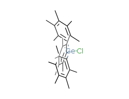 Molecular Structure of 90753-15-4 (Germane, chlorotris(pentamethylphenyl)-)