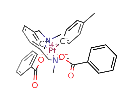 cis-4-tolylbis(benzoato)(2,6-bis(dimethylaminomethyl)phenyl-N,C,N)platinum(IV)